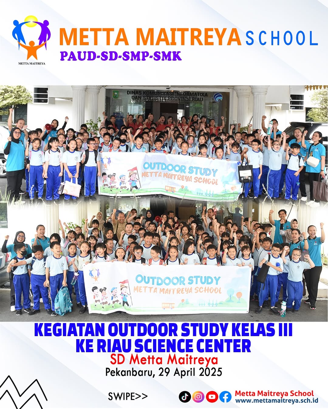 Kegiatan Outdoor Study Kelas III Ke Riau Science Center | SD Metta Maitreya